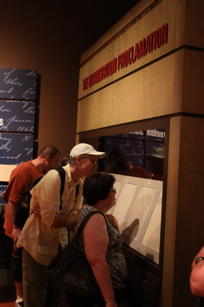 Guests viewing EP - photo by Bob Brodbeck