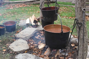 Dyeing wool at Greenfield Village