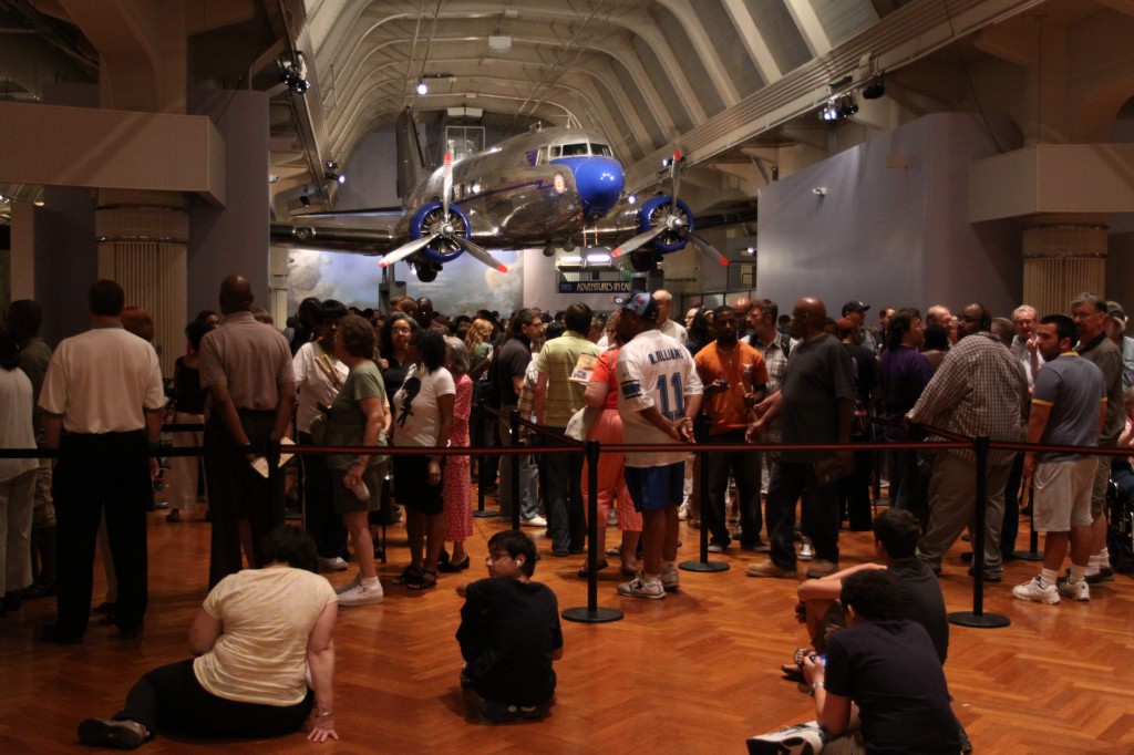 Line under DC3 - photo by Bob Brodbeck
