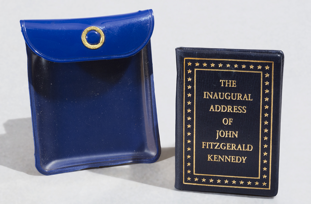 Miniature Book and Case, The Inaugural Address of John Fitzgerald Kennedy, 1961