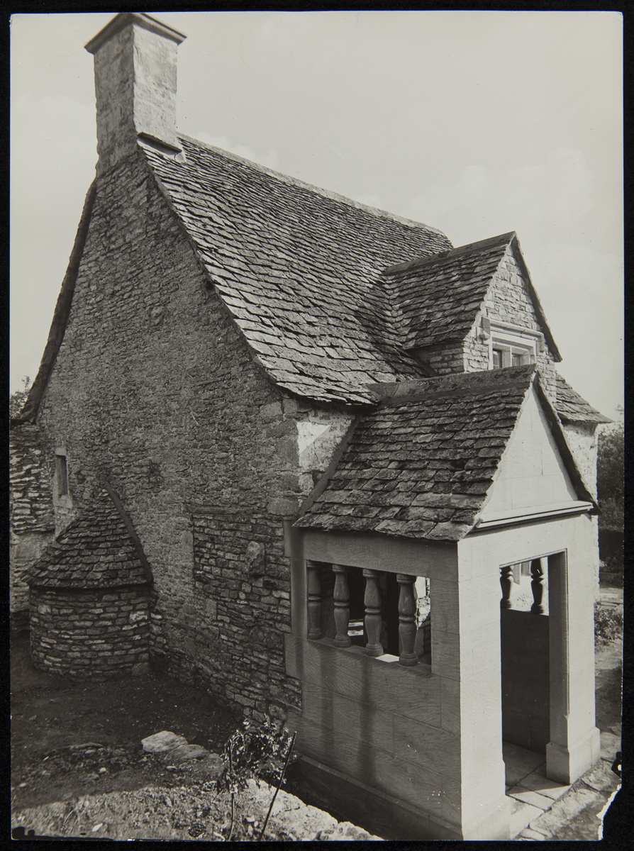 Stone house with porch