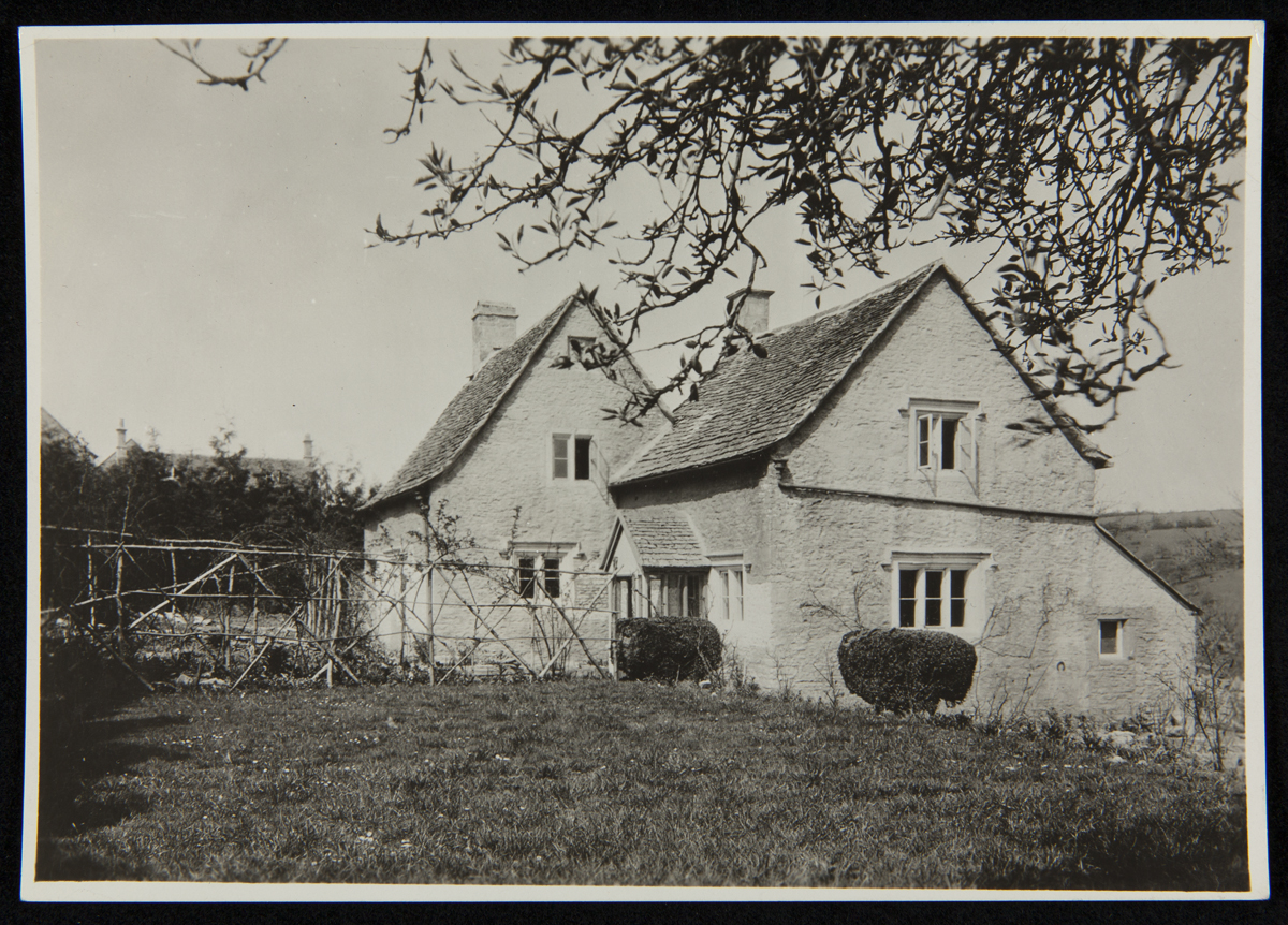 Stone building with peaked rooves