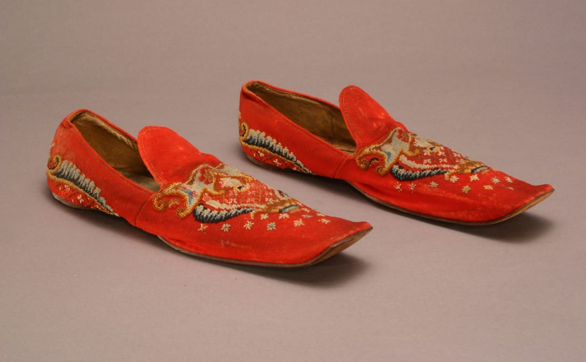 Men's Boudoir Slippers, 1855-1860
