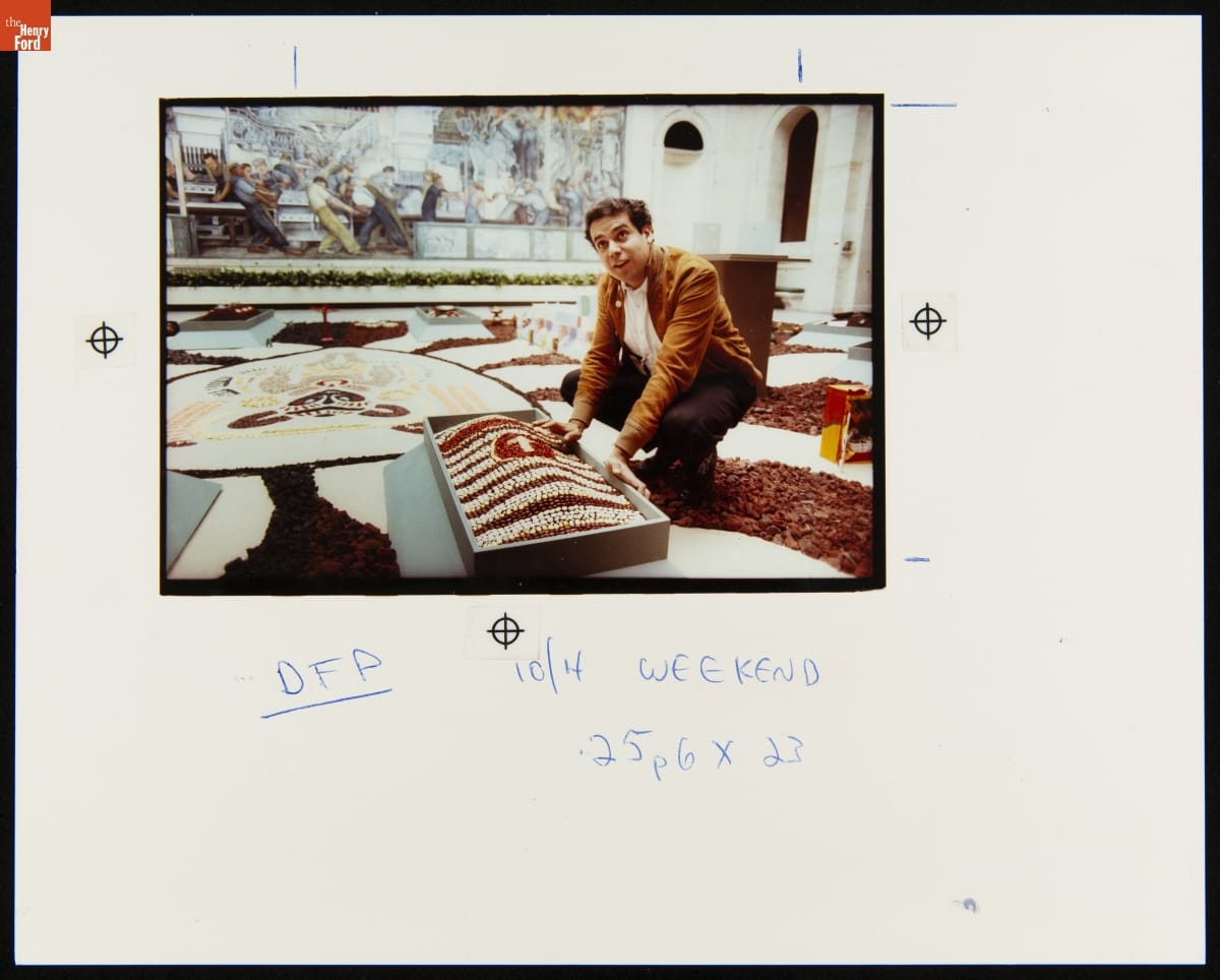 Juan Coronel Rivera, Grandson of Diego Rivera, Works on His 