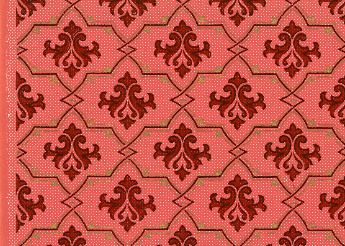 Geometric and Floral Wallpaper Sample Geometric and Floral Wallpaper Sample