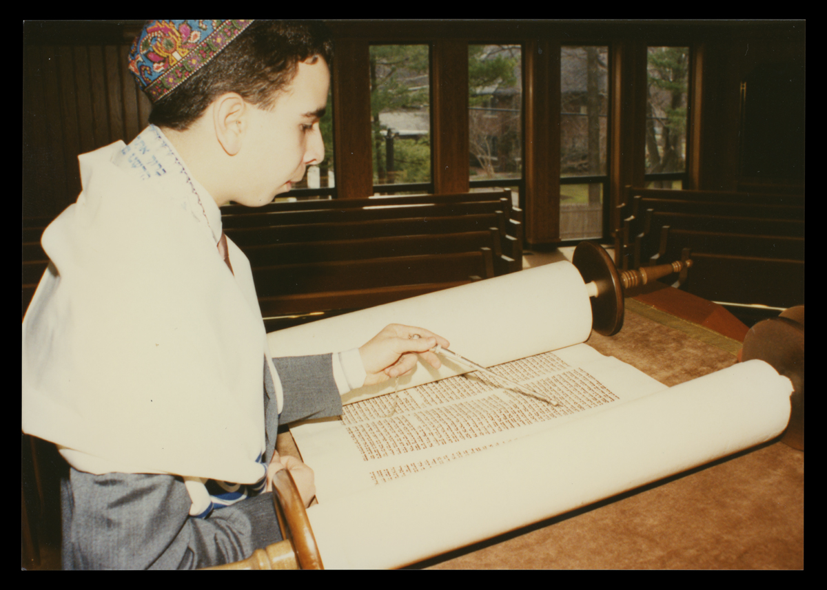 Michael Endelman, Dressed for His Bar Mitzvah, 1989