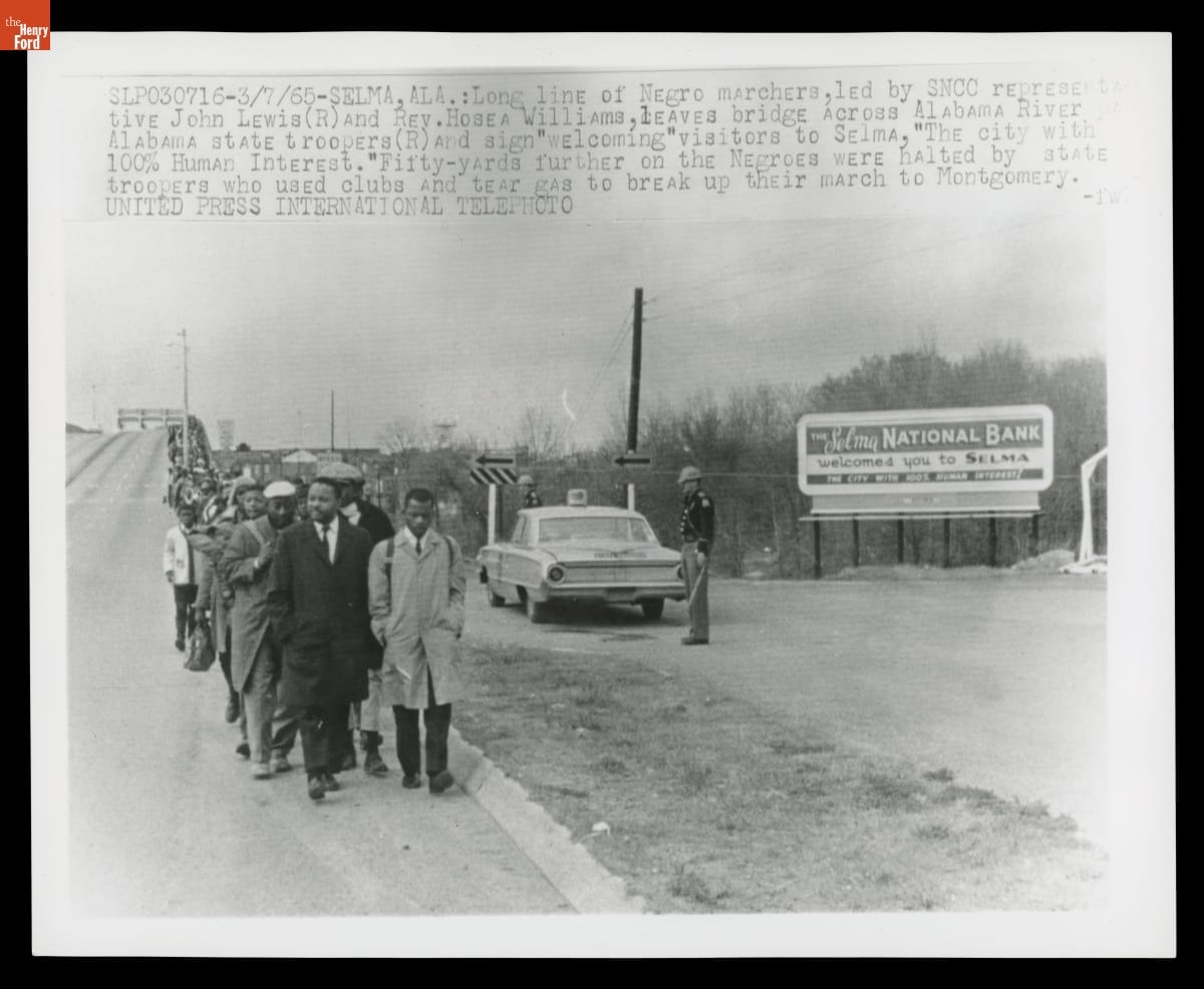 Marchers in Montgomery, Alabama,