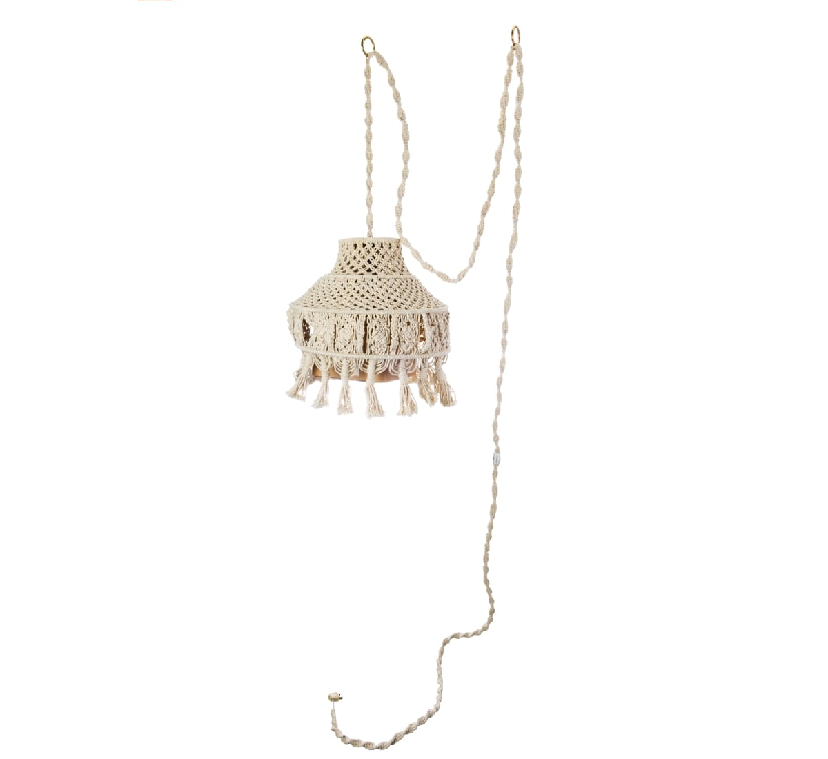Macrame Hanging Lamp
