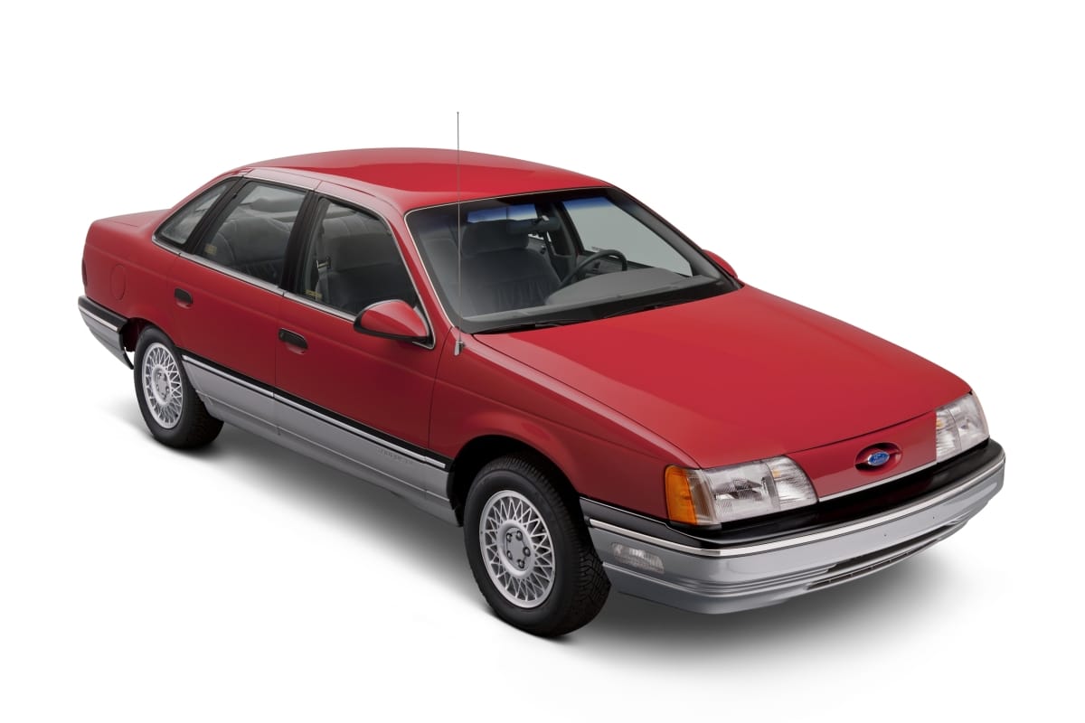 Red and silver car